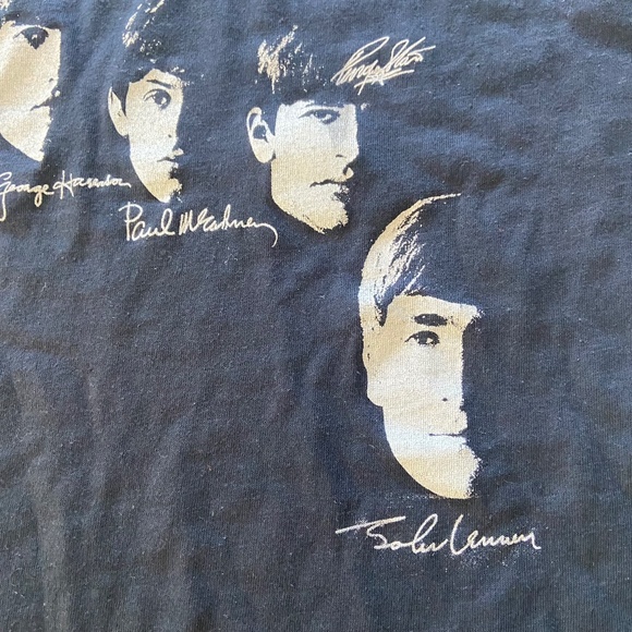 Vintage 60s The Beatles T-Shirt Mens S/M Single Stitch USA Music Rock Band Tee - Picture 7 of 12